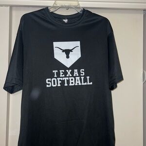 Texas Softball Dri-Fit Black T-Shirt
